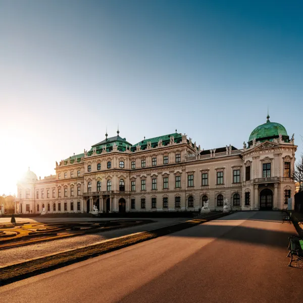 Das Schloss Belvedere in Wien